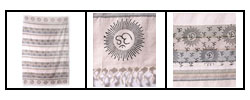 Handcrafted Om Design Ribbed Tapestry (India)