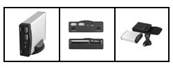 2.5-inch Hard Drive Enclosure/ Card Reader/ USB Hub