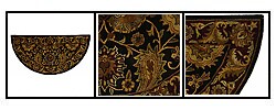 Hand-tufted Half-moon Wool Rug (2'6 x 5')