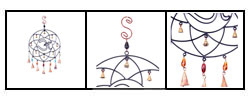 Handcrafted Iron Om Chime (Case of 4)