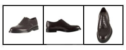 Prada Men's Wing Tip Lace-Up Oxford