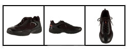 Luna Rossa by Prada Leather Sneakers