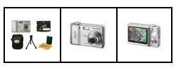 Fuji Finepix F470 6MP Digital Camera w/ Bonus Kit