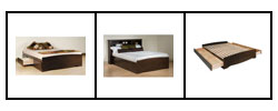 Everett Espresso Queen Platform Storage Bed