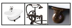 Duchess Designer Clawfoot Bathtub Package