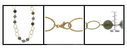 Jumbo Faux Pearl Goldtone Necklace