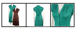 BCBG Max Azria Short Sleeve Jersey Knit Dress
