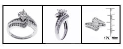 14k White Gold 1ct TDW Diamond Engagement Ring (K, I2)