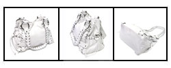 Journee White Double Strap Shoulder Handbag