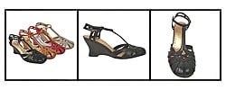BCBGirls Heeled Wedge Fashion Sandals