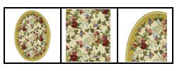 Hand-hooked Botanical Ivory Wool Rug (4'6 x 6'6 Oval)