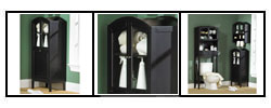 Black Arch Top Hamper