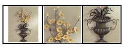 Floral Centerpiece Metal Wall Art : Home Decor from Overstock.com Floral Centerpiece Metal Wall Art : Home Decor from Overstock.com
