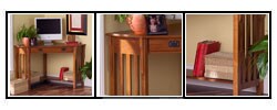 Mission-style Oak Corner Desk