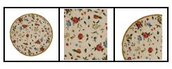 Hand-hooked Bright Floral Cotton Rug (6' Round)