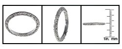 Tacori Platinum 1/5ct TDW Diamond Wedding Ring (G, VS)