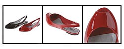 MIA Emily Peep Toe Sling Back Flats