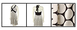 Tiana B. Polka Dot Halter Dress