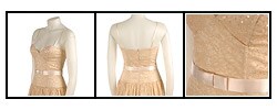 Max & Cleo Spaghetti Strap Lace Dress