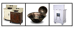 Chateau 38-inch Metal Bowl Vanity