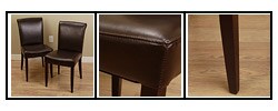 Cosmopolitan Dark Brown Dining Chair (Set of 2)