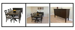 Colombo Espresso Dining Table Set