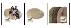 X-large Memory Foam Lounge Bag with Removable Cover