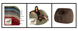 Large Memory Foam Lounge Bag Replacement Cover