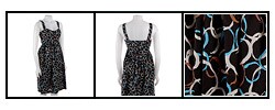 Maggy Boutique Ring Print Sleeveless Dress