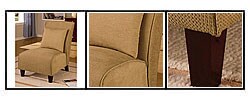 Gold Tapered Chair