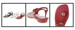 Oh Deer! Capri Flat Leather Sandals