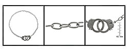 Stainless Steel Handcuff Necklace