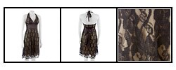 Connected Apparel Lace Bra Dress