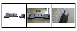 Shepherd 3-piece Leather/ Fabric Sectional
