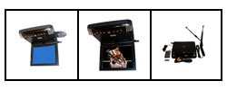 Flip-down 10.4-inch TFT LCD DVD Player