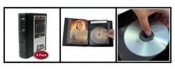 Small CD/ DVD Library Storage System (Case of 6)