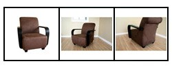 Bliney Microfiber Club / Accent 2-piece Chair Set
