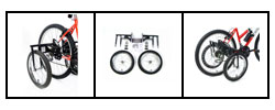 BIKE USA Bicycle Stabilizer Wheels