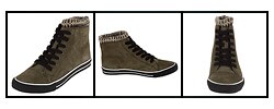 Dolce & Gabbana Suede High Top Sneaker