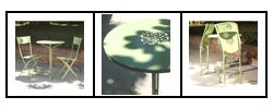 Pistachio Bistro Patio Table and Chairs Set (India)