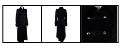 Justsweet Full Length Military Style Coat