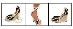 Kate Spade Payton Striped Espadrille  Wedges