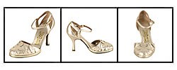 Salvatore Ferragamo Sahara Leather Leaf Pump