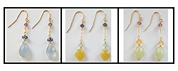 Elongated Drop Earrings (Dominican Republic)