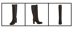 Dolce & Gabbana Dark Brown Leather Button Boots