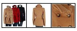 Anne Klein Double-breasted Wrap with Convertible Collar