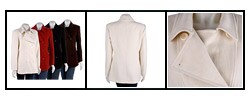 Anne Klein Peacoat with Curved Seams