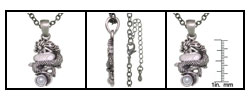 Deep Sea Mermaid Pewter Necklace