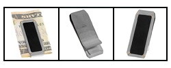 14k Gold, Carbon Fiber, and Steel Money Clip