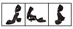 Dolce & Gabanna Polka Dot Ankle Strap Sandal